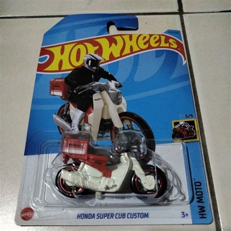 Hot Wheels Honda Super Cub Custom Shopee Malaysia