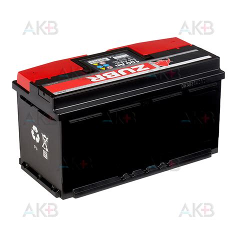 Купить Автомобильный аккумулятор ZUBR Ultra 100R 940A (353x175x190) с ...