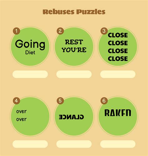 Rebus Puzzles Printable With Answers 11