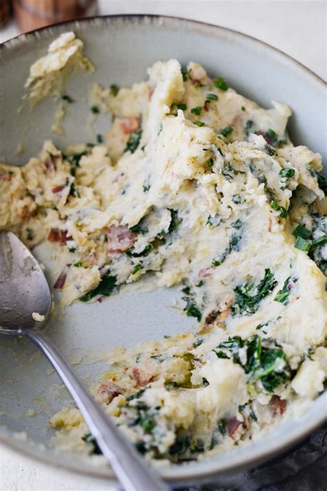 Colcannon Irish Mashed Potatoes Simply Scratch