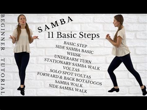 11 Samba Basic Steps every Beginner should Learn || Samba Dance ...