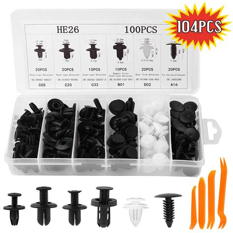 For Honda Car 100x Box Set Bumper Fender Liner Push Type Retainer Clips Fastener Ebay