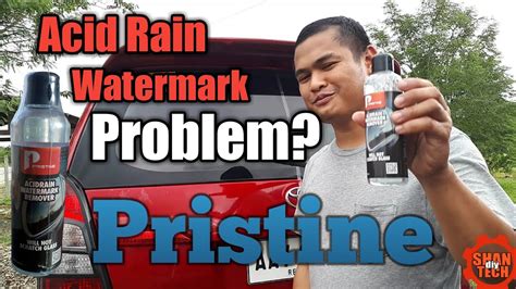 Acid Rain And Watermark Remover For Cars And Glass Restoration Youtube