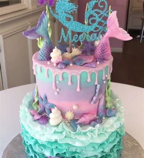 Pin By Marcy Macpherson On Pics I Like Mermaid Birthday Cakes