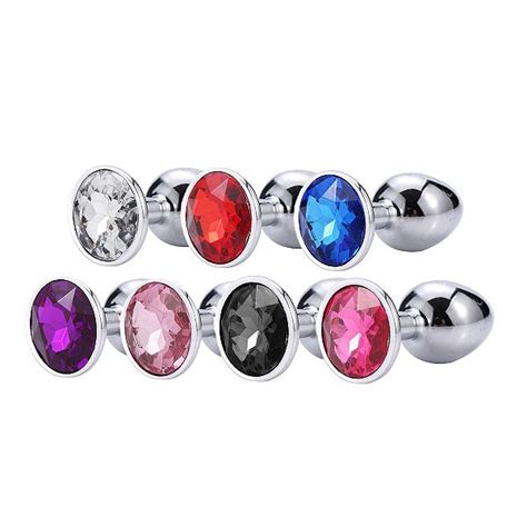 Ry Plug Anal De Metal Redondo Tamanho M Libb Sex Toys Importadora Atacado Sex Shop