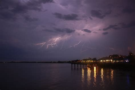 Stormy Night Union Beach N J During A Random Storm That Flickr