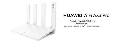 Huawei AX3 Pro (Quad-core) Wi-Fi 6+ Router