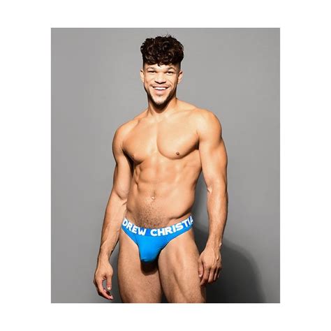 Andrew Christian Almost Naked Bamboo Thong Blue Be Brussels