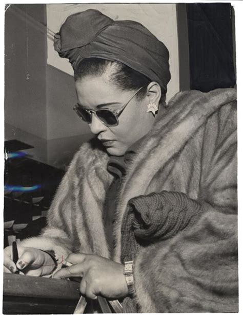 Singer Billie Holiday Arrest Photo (1949)