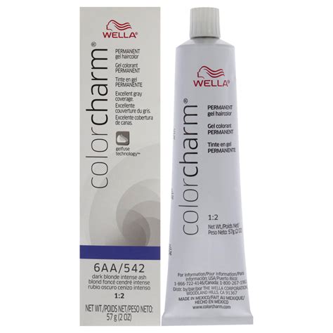 Color Charm Permanent Hair Color Gel AA Dark Blonde Intense Ash