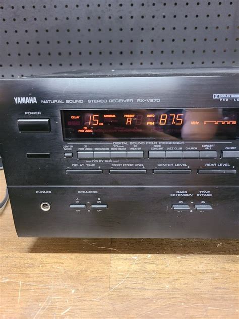 Vintage Yamaha Rx V870 Av Receiver Made In Japan For Sale In Haslet Tx