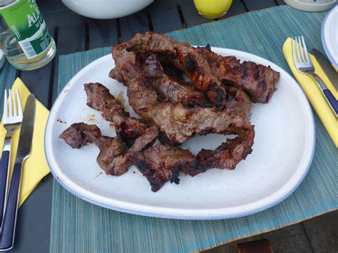 Kapana Recipe Grilled Beef Strips Authentic Namibian Street Food