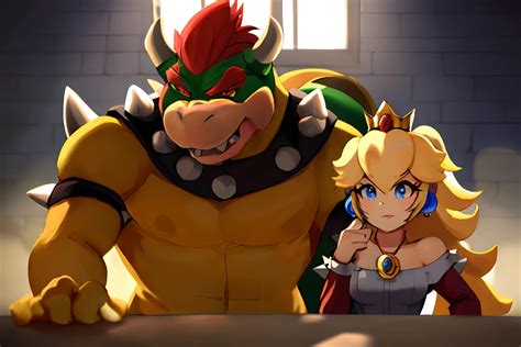 Princess Peach Naked Sex With Bowser SeaArt AI