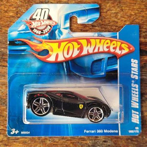Hot Wheels Ferrari Modena Tooned Preto All Stars Lacrado Main Line