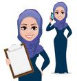 Business Woman Cartoon Character Cute Blonde Vector Image