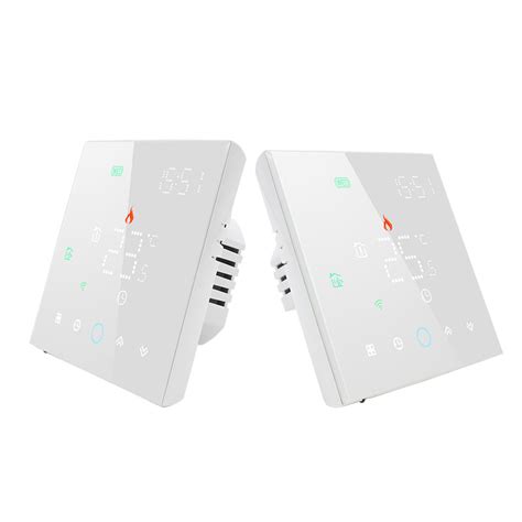 Wifi Smart Touch Thermostat Water Electric Floor Heating Gas Boiler