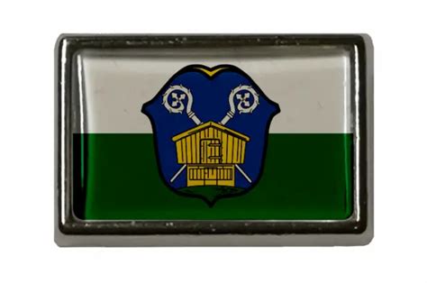 Pin Bischofswiesen Flaggenpin Anstecker Anstecknadel Fahne Flagge Eur