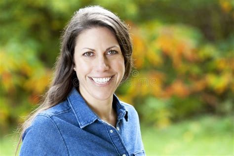Portrait Of A Mature Italian Woman Smiling At The Camera Stock Image Image Of Ethnicity Adult