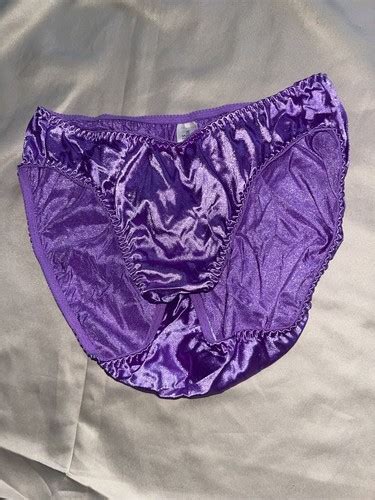 Vtg Victoria S Secret Satin Second Skin Bikini Panties Size M 6 EBay