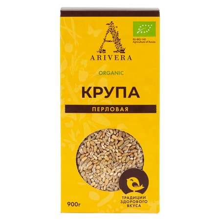 Перловая крупа ARIVERA Ячневая органическая купить по цене 282 ₽ в ...
