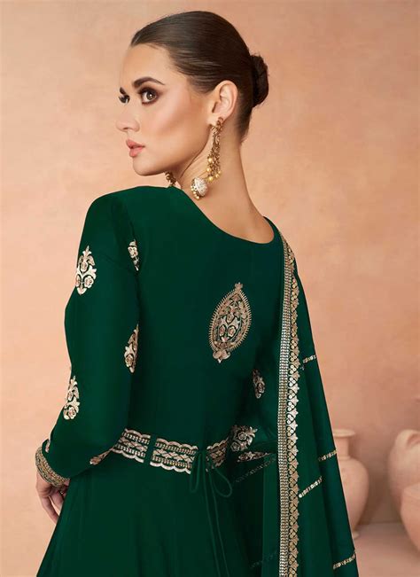 Raksha Bandhan Green Women Dresses And Gown