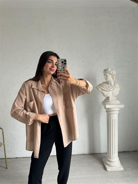Nude Oversize Lena Keten G Mlek