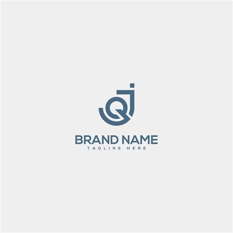 Premium Vector Monogram Professional Unique Letter Jq Qj Logo Design