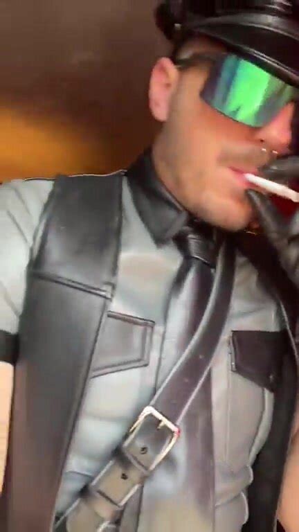 Hot Leather Smoker Video 4 ThisVid