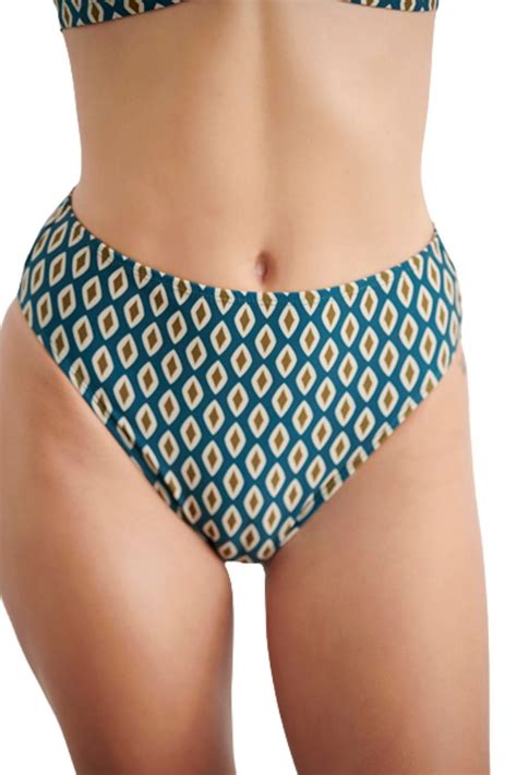 Γυναικείο Μαγιό BLU4U Bikini Bottom Modern Geometry Tres Chic Κατάστημα Εσωρούχων