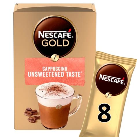 Nescafe Gold Cappuccino Unsweetened Instant Coffee 8 Sachets Ocado