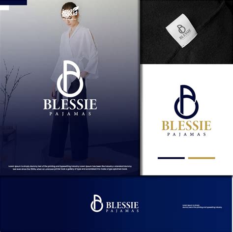 desain logo  shop pakaian wanita blessie pajamas jasalogoid