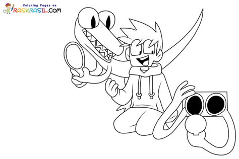 Desenhos De Rainbow Friends Para Colorir