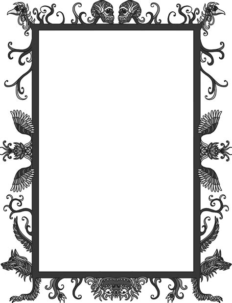 Download Horror Frame Png Horror Frame Transparent Clipartkey