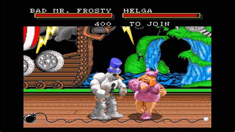 ClayFighter Gameplay - Sega Genesis - Bad Mr. Frosty vs Helga - YouTube