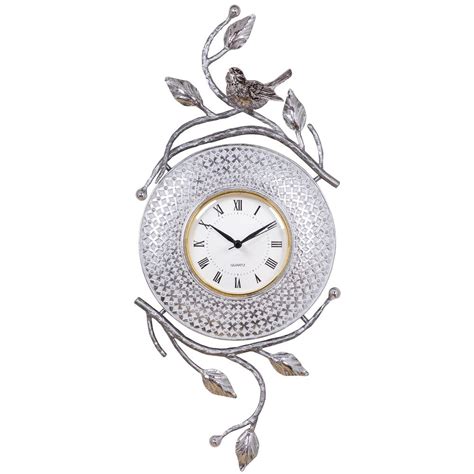 Часы настенные Терра Флер Сильвер (ручная работа). Купить онлайн в Bogacho.