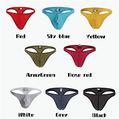 Men S Low Rise Bulge Pouch Thong T Back G String Bikini Underwear Underpants Ca Picclick Ca