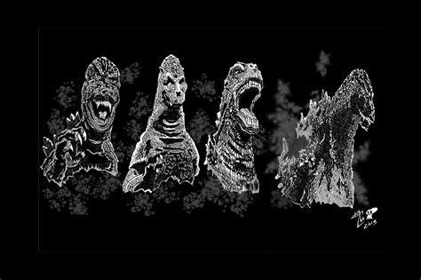 Kam Lee Art Older Godzilla Fan Art