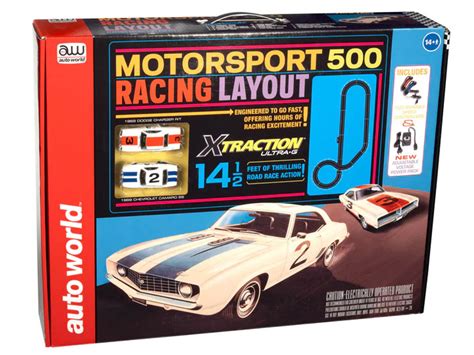 Auto World 14 Motorsport 500 Ho Slot Car Set