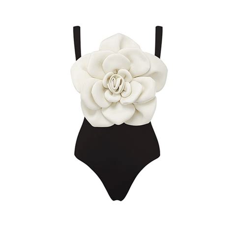 Floral Ruffled Bikini Set For Women D Flower High Waist Swimsuit Beach Skirt Bathing Suit