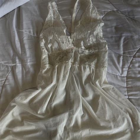 White Lacey Lingerie Depop