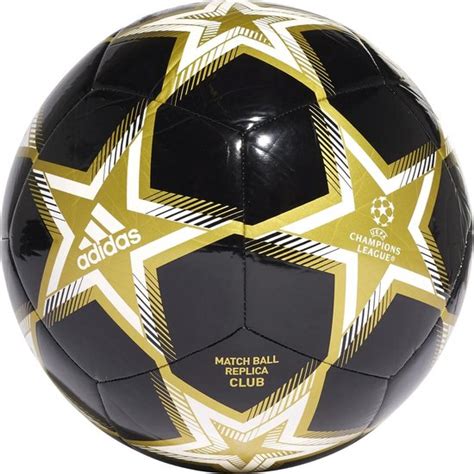 Adidas Voetbal Champions League Maat 5 Zwart Goud Bol