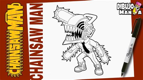 Como Dibujar A Chainsaw Man F Cil How To Draw Chainsaw Man Youtube