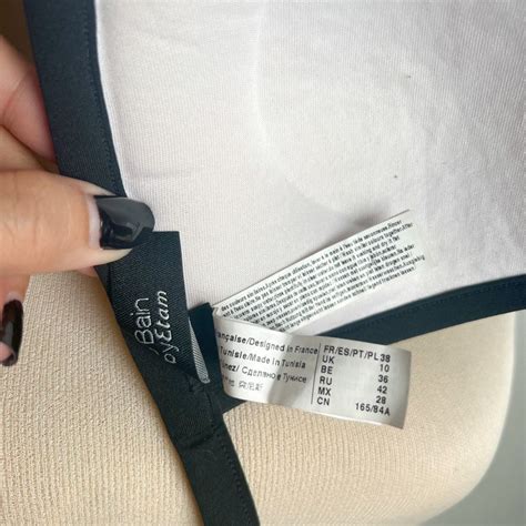 Le Bian By Etam Triangle Bikini Two Piece Swimsuit Top On Carousell