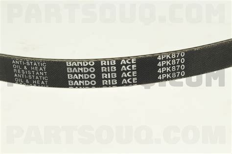 FAN BELT (RIB ACE) MI COLT/LANCER BANDO 4PK870 | BANDO Parts | PartSouq