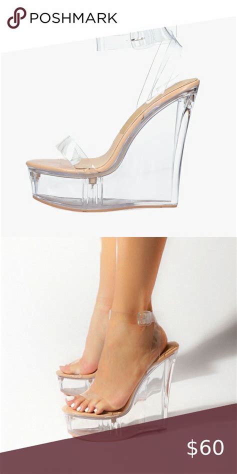 Clarity Wedge Nude Wedges Shoes Clothes Design