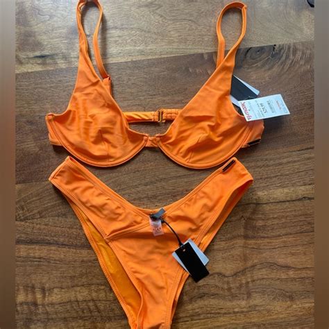 Kendall Kylie Swim Kendall Kylie Swim Orange Bikini Poshmark