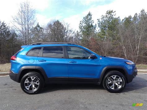 2017 Hydro Blue Pearl Jeep Cherokee Trailhawk 4x4 118060920 Photo 5