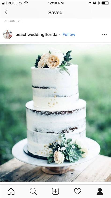 Pin By Ari On Wedding Cake Naked Wedding Cakes Wedding Cake Designs