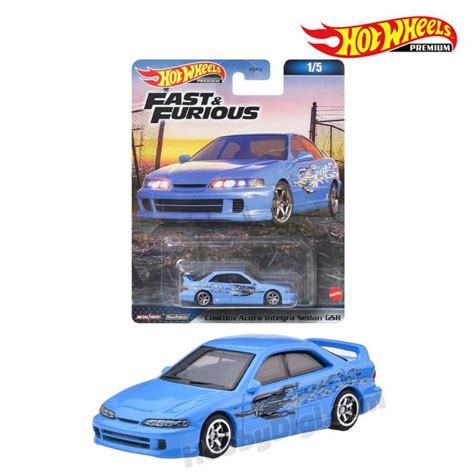 日版 Hot Wheels Premium 合金車 狂野時速 The Fast and the Furious Custom Acura Integra Sedan