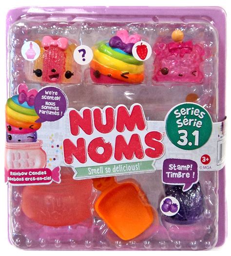 Num Noms Series 31 Rainbow Candies Starter 4 Pack Mga Entertainment